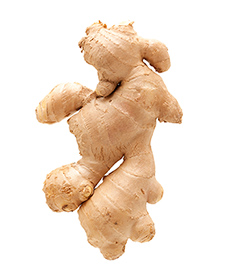 Ginger contains compounds active against oxidation, inflammation, and cancer.