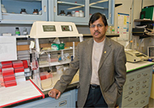 Dr. Sushanta Banerjee and his Cancer Research Unit at the Kansas City (Mo.) VA Medical Center are seeking a new approach to treat triple-negative breast cancer.