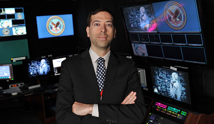 Dr. Gil Alterovitz is VA’s first director of artificial intelligence. (Photo by Robert Turtil)  