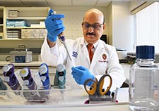 Dr. Sanjay Asthana studies Alzheimer's disease at the Geriatric, Research, Education, and Clinical Center at the William S. Middleton Memorial Veterans Hospital in Madison, Wisconsin. 