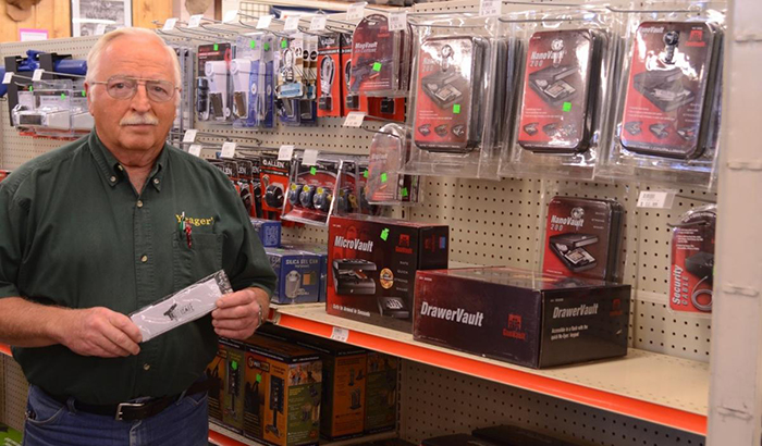 John Westerfield is the owner-manager of Yeager's Sporting Goods in Bellingham, Washington. The store carries a full line of firearm safety products and promotes firearm safety in various ways—for example, making sure that every gun that is sold is accompanied by a gun lock.