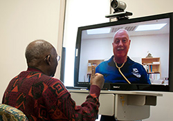   In a VA study, videoconferencing proved to be an effective way to help Veterans in rural areas lose weight. 