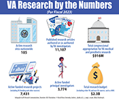 VA Research by the Numbera
