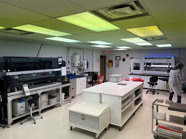 VA CSP Albuquerque Central Biorepository lab