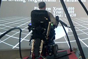 Automated wheelchair system to travel over curbs - Photo courtesy of HERL