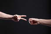 Researchers use rock-paper-scissors to test new brain-computer interface  - Photo: ©Getty Images/Baranova Valentina