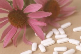 tablets with flower