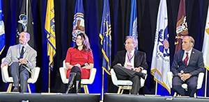 Dr. Michael Falvo, Dr. Rachel Ramoni, Dr. Robert Miller, and Dr. David Shulkin discuss toxic exposure research. 