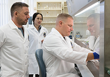 VA scientist mentors pair of former Marines in biomedicine, with goal of creating artificial heart
