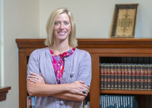 Dr. Andrea Finlay, a VA research health scientist in Palo Alto, has studied trends and characteristics related to justice-involved Veterans. (Photo by Adan Pulido)