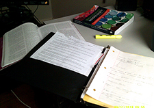 We have the G.I. Bill, the Hazelwood Act, and the 'Voca Rehab' [Vocational Rehabilitation and Employment], but right now, I'm just using the G.I. Bill. It's the money from the G.I. Bill that helps us pay bills and stuff.