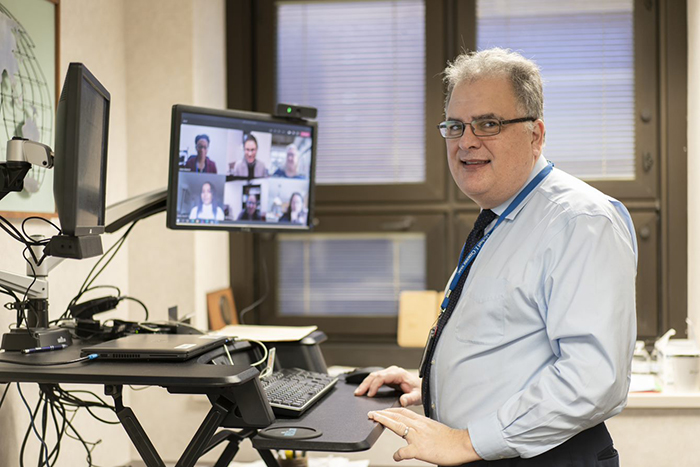  Dr. David Oslin, director of VA's VISN 4 Mental Illness, Research, Education, and Clinical Center (MIRECC), led the study. His research showed that pharmacogenomic testing can help providers avoid prescribing antidepressant medications that may have undesirable outcomes. (Photo by Jonathan Hodges)