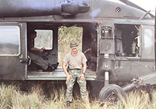       During his days as a Green Beret, Mark Christianson prepares for an air insertion operation in El Salvador. (Photo courtesy of M. Christianson)