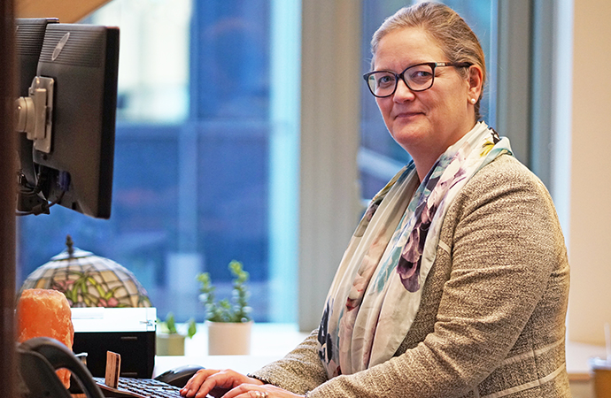 Dr. Karin Nelson is a primary care physician and researcher at the VA Puget Sound Health Care System. (Photo by Christopher Pacheco) 