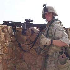 Matthew Smith in Haditha, Iraq, in 2006. (Photo courtesy of Matthew Smith)