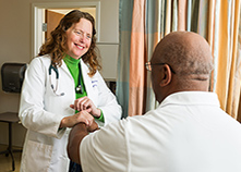 Dr. Lisa Backus, based at the VA Palo Alto Health Care System, led a study on the effectiveness of sofosbuvir (Sovaldi) regimens for VA patients with hepatitis C. <em>(Photo by Joseph Matthews)</em> 