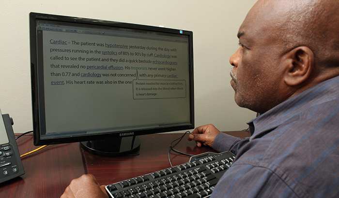 The NoteAid program, still in development by VA researchers, automatically simplifies medical jargon so patients can better understand the clinician notes they view through online portals. 