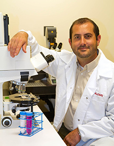 Dr. Mike Aldape is with the Infectious Diseases Research Group at the Boise VA Medical Center. <em>(Photo by David Frazier)</em>