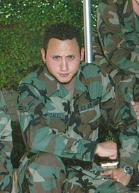 Gonzalez served four years in the Air Force as a medical laboratory specialist. 