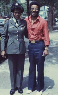 In this photo taken in Brooklyn, New York, in 1983, Dr. Gina McCaskill is seen with her father, Charles W. McCaskill, who passed away in 2011.   