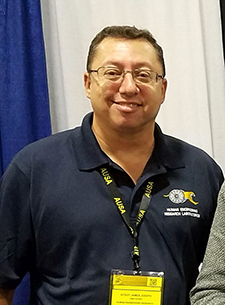  James Joseph, a Marine Veteran, is a research coordinator at the Human Engineering Research Laboratories, which researches, develops, and tests new technologies.
