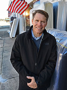 Dr. Jeff Pyne, with the Central Arkansas Veterans Healthcare System, has studied ways to improve rural Veterans' access to treatment, among other topics. (Photo by Jeff Bowen)  
