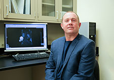 Dr. Jeff Smith studies prostate cancer at the Harry S. Truman Memorial Veterans' Hospital in Columbia, Missouri. 