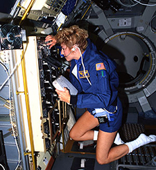  Hughes-Fulford, a molecular biologist, conducted research in her career that benefited astronauts, Veterans, and other people. (photo courtesy of NASA)