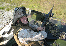 Nicholas Gatto in training at Marine Corps base Camp Lejeune in North Carolina in 2006. 
