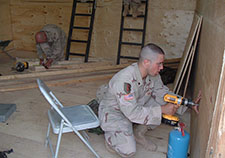  Dr. Paul King served in Iraq as a combat engineer with the New York Army National Guard. 