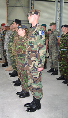 Otto here on deployment with the NATO-led Stabilization Force in Bosnia and Herzegovina in 2006.
