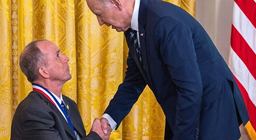Dr. Rory Cooper was honored for developing new technologies to help disabled Veterans.  