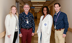 Team members at the Atlanta VAMC biorepository site. <em>(Photo by Adam Hernandez)</em>