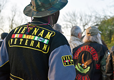In March 2016, Vietnam Veterans joined together at the Lexington (Ky.) VA Medical Center for a flag-raising ceremony in honor of their service. <em>(Photo by Megan Moloney)</em>