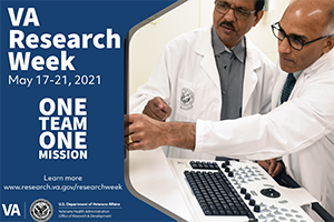 2021 VA Research Week electronic billboard